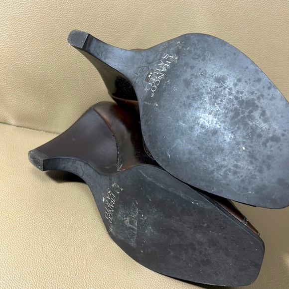 Genuine leather Franco Sarto wedges, Sz 8 - Picture 5 of 5
